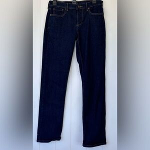 Banana Republic Women’s Girlfriend Jeans Dark‎ Wash Straight Leg Size 27